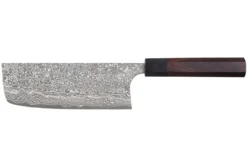 Couteau nakiri japonais artisanal Masakage Kumo 16,5cm damas 63 couches
