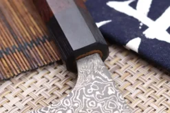 Couteau nakiri japonais artisanal Masakage Kumo 16,5cm damas 63 couches