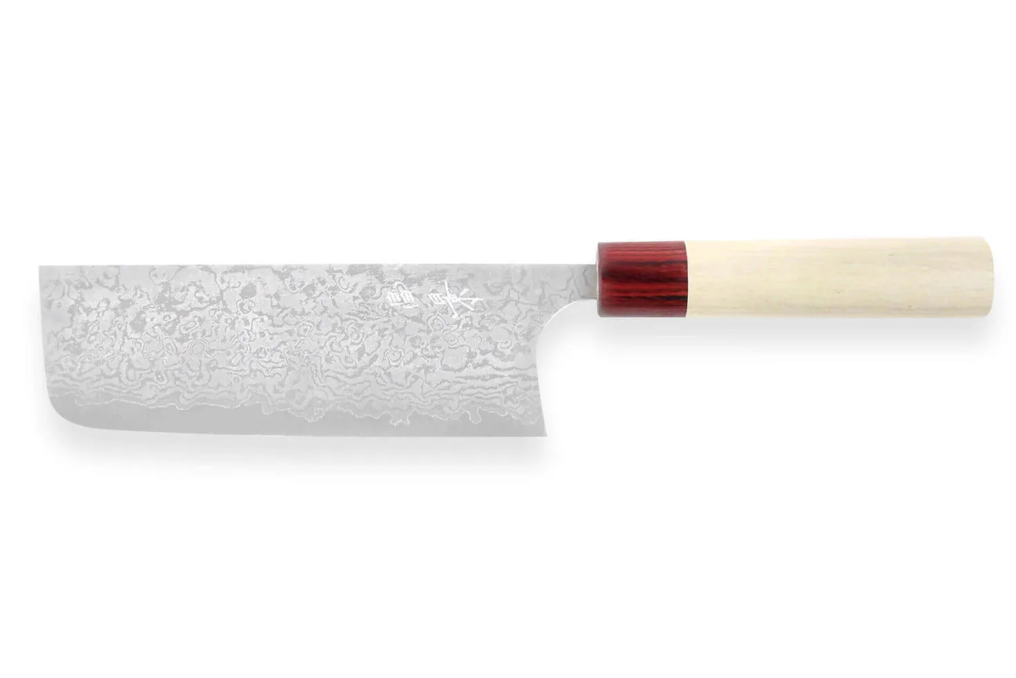 Couteau nakiri japonais artisanal Masakage Kiri 16.5cm damas 49 couches