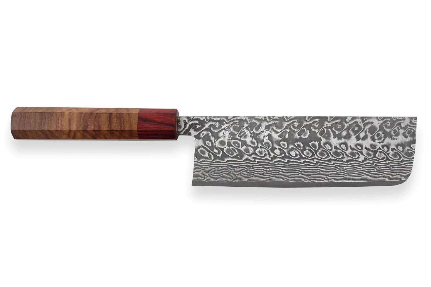 Couteau nakiri japonais artisanal Yoshimi Kato 16.5cm SG2 Damascus