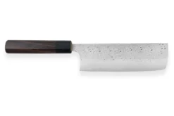 Couteau nakiri japonais artisanal martelé Yu Kurosaki Shizuku 16.5cm acier SG2