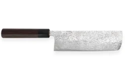 Couteau nakiri japonais artisanal Takeshi Saji R2 Damas 17cm