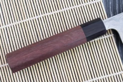 Couteau nakiri japonais artisanal Takeshi Saji R2 Nickel Damas 16,5cm