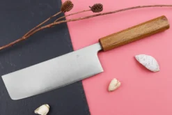Couteau nakiri japonais artisanal Wusaki Migaki G3 16,5cm