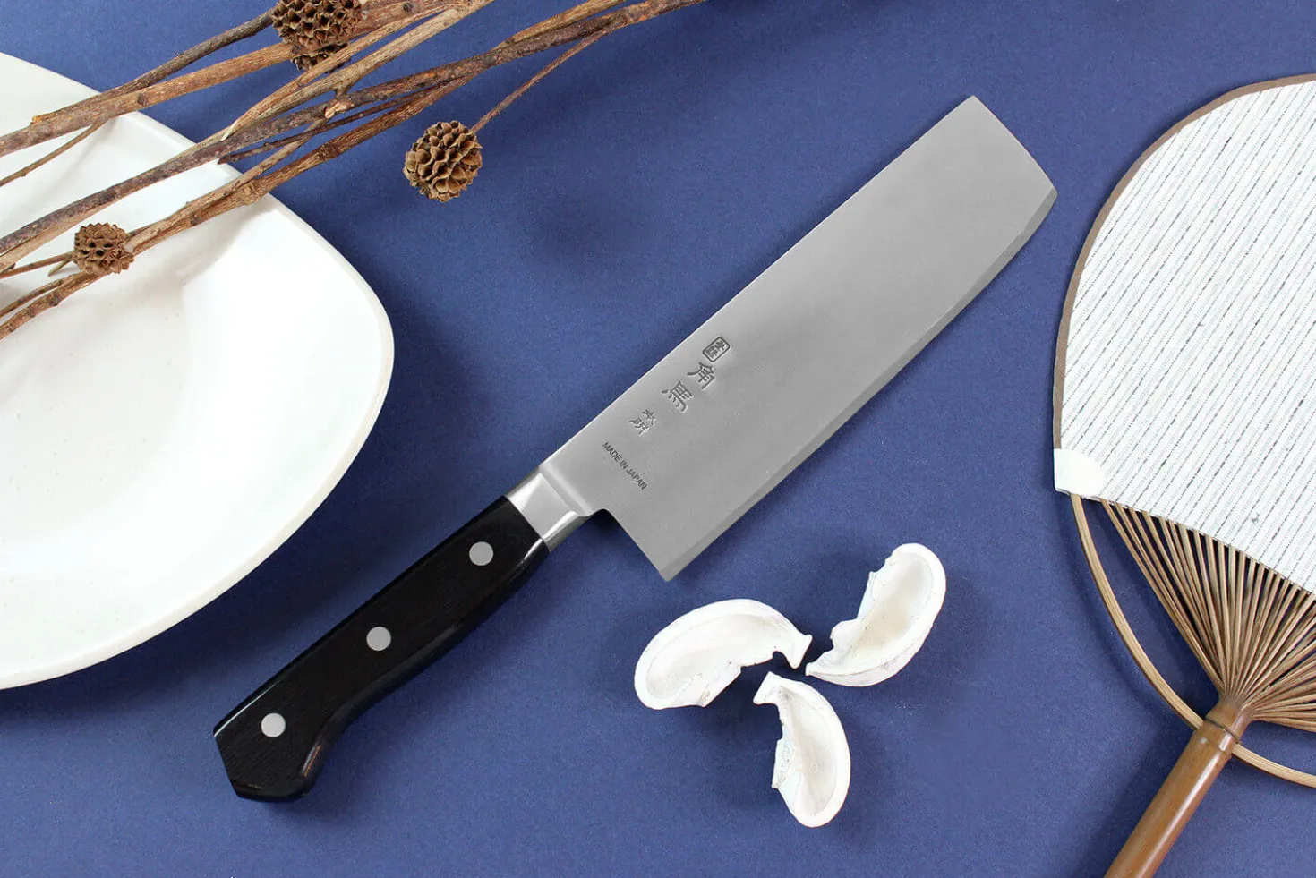 Couteau nakiri japonais Shimomura TU-9000 16,5cm