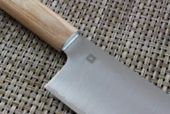 Couteau nakiri japonais Shizu Hamono Yuri 17.5cm manche clair