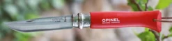 Couteau Opinel Baroudeur n°08 lame 8,5cm manche rouge