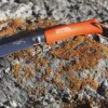 Couteau Opinel N°07 Baroudeur lame 8cm manche orange