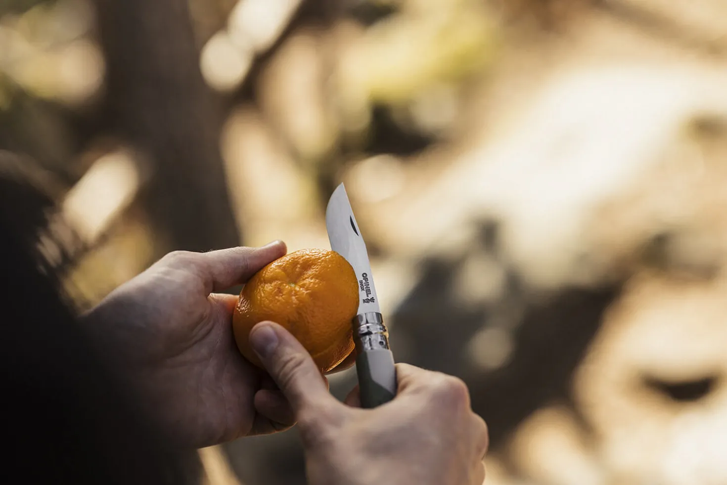 Couteau Opinel N°08 Horizon kaki