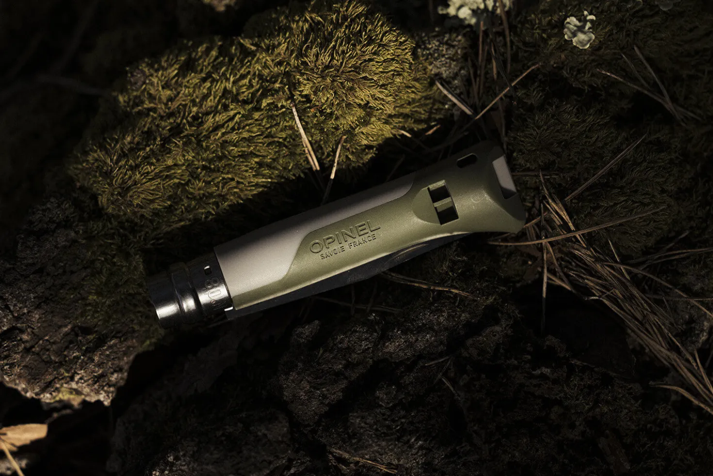Couteau Opinel N°08 Horizon kaki