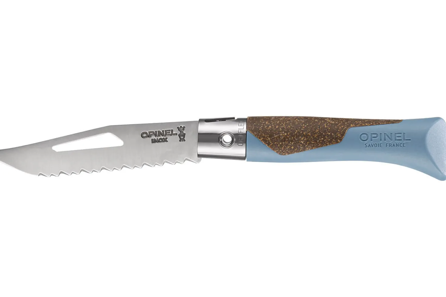 Couteau Opinel Néo7 Alpine bleu glacier
