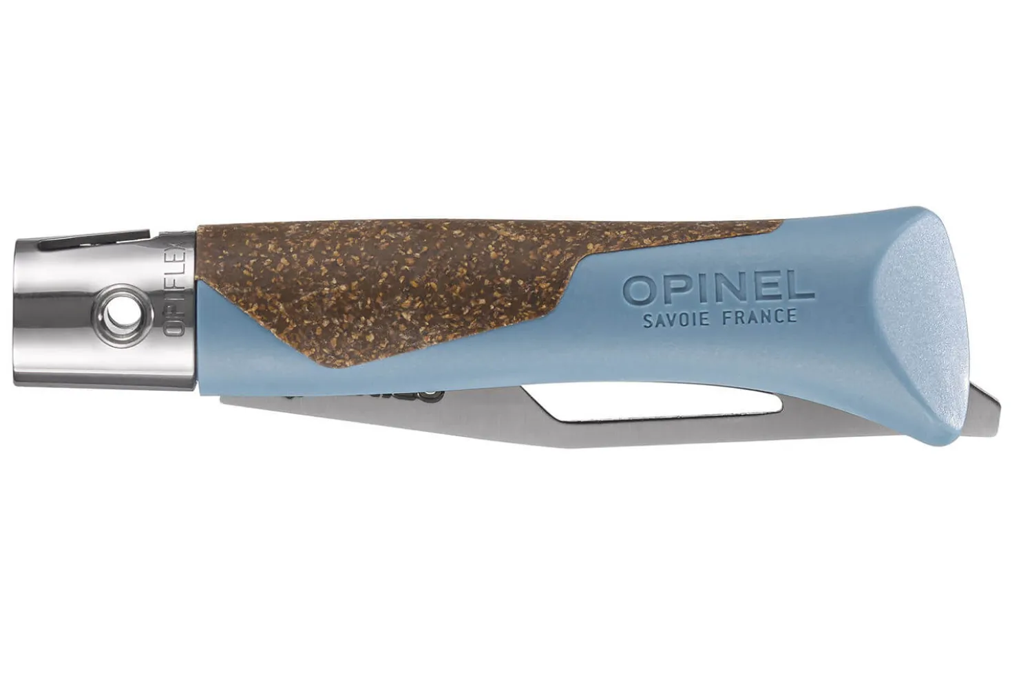 Couteau Opinel Néo7 Alpine bleu glacier