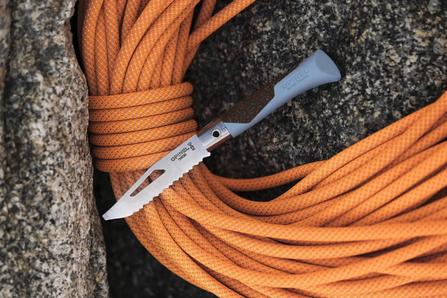 Couteau Opinel Néo7 Alpine bleu glacier