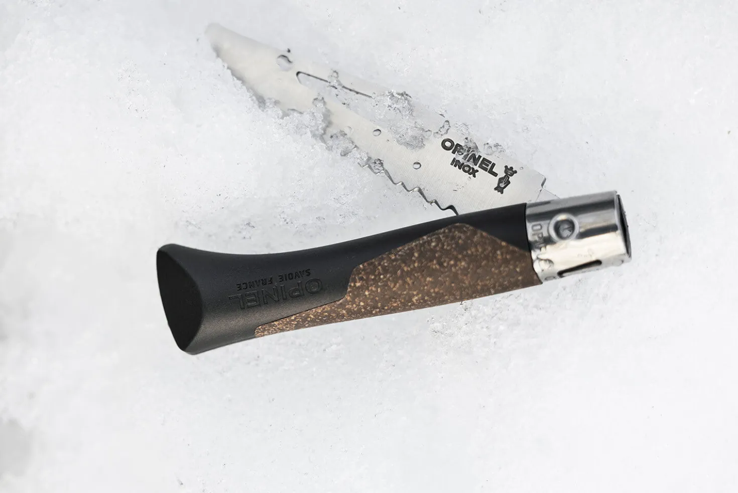 Couteau Opinel Néo7 Alpine brun noir