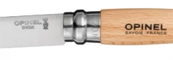 Couteau opinel traditionnel n°7 lame 8cm virole tournante manche en hêtre
