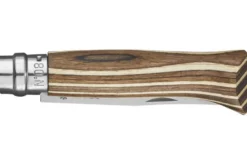 Couteau Opinel tradition n°8 lame acier inox 8,5cm virole tournante bouleau lamellé