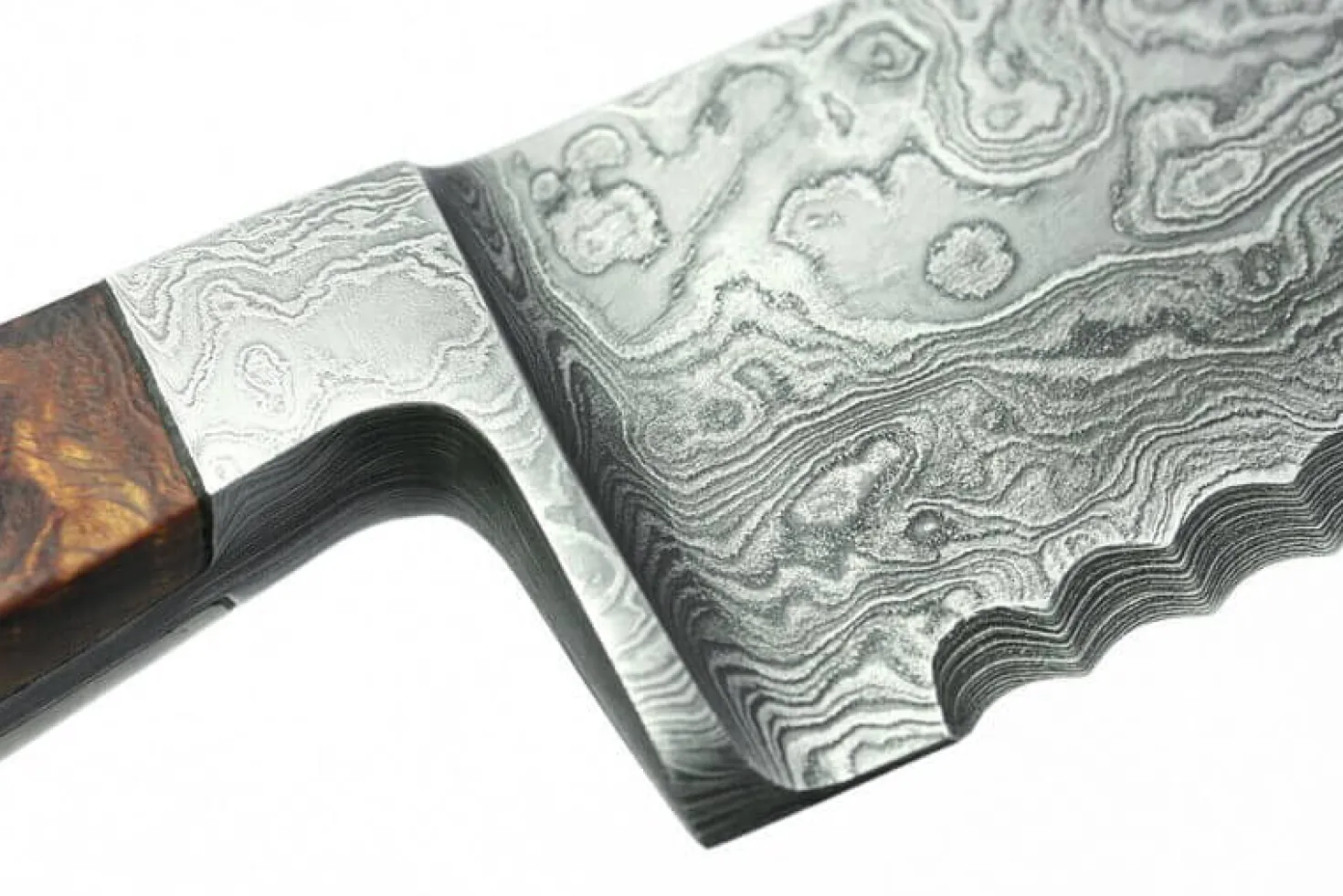 Couteau à pain Damas Gude 32cm