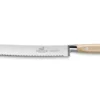 Couteau à pain forgé Sabatier Brocéliande dentelé 20cm manche hêtre