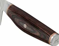 Couteau à pain japonais Miyabi 6000MCT lame martelée 23cm + manche en Pakka