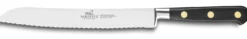 Couteau à pain SABATIER Idéal Inox 100% forgé rivets laiton denté 20cm