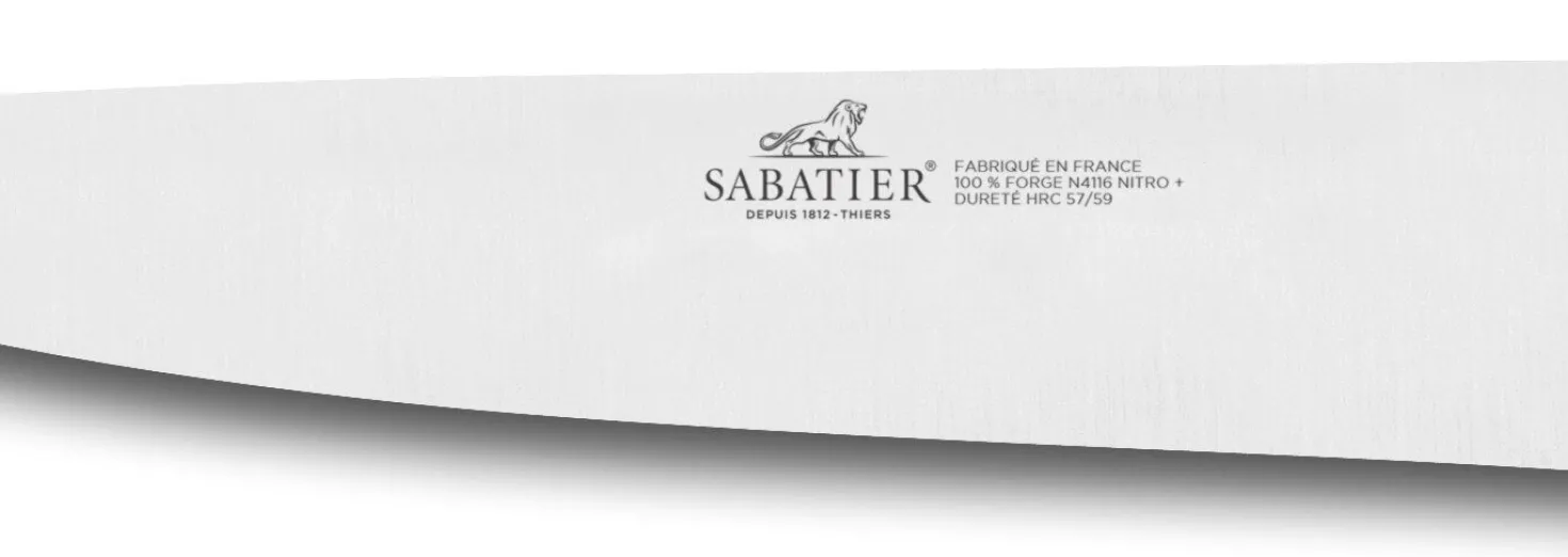 Couteau à pain Sabatier Toque blanche 100% forgé 20cm