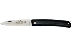 Couteau pliant artisanal Salamandra manche ziricote 10cm + étui