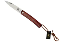 Couteau pliant artisanal Salamandra manche cocobolo 10cm + étui