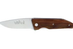 Couteau pliant artisanal Salamandra Hela manche cocobolo 11cm + étui