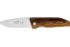 Couteau pliant artisanal Salamandra Hela manche bocote 11cm + étui
