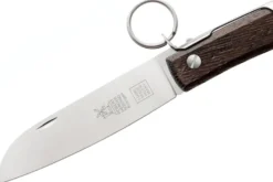 Couteau pliant artisanal Windmühlenmesser Ibex 100 manche en chêne fumé 14cm