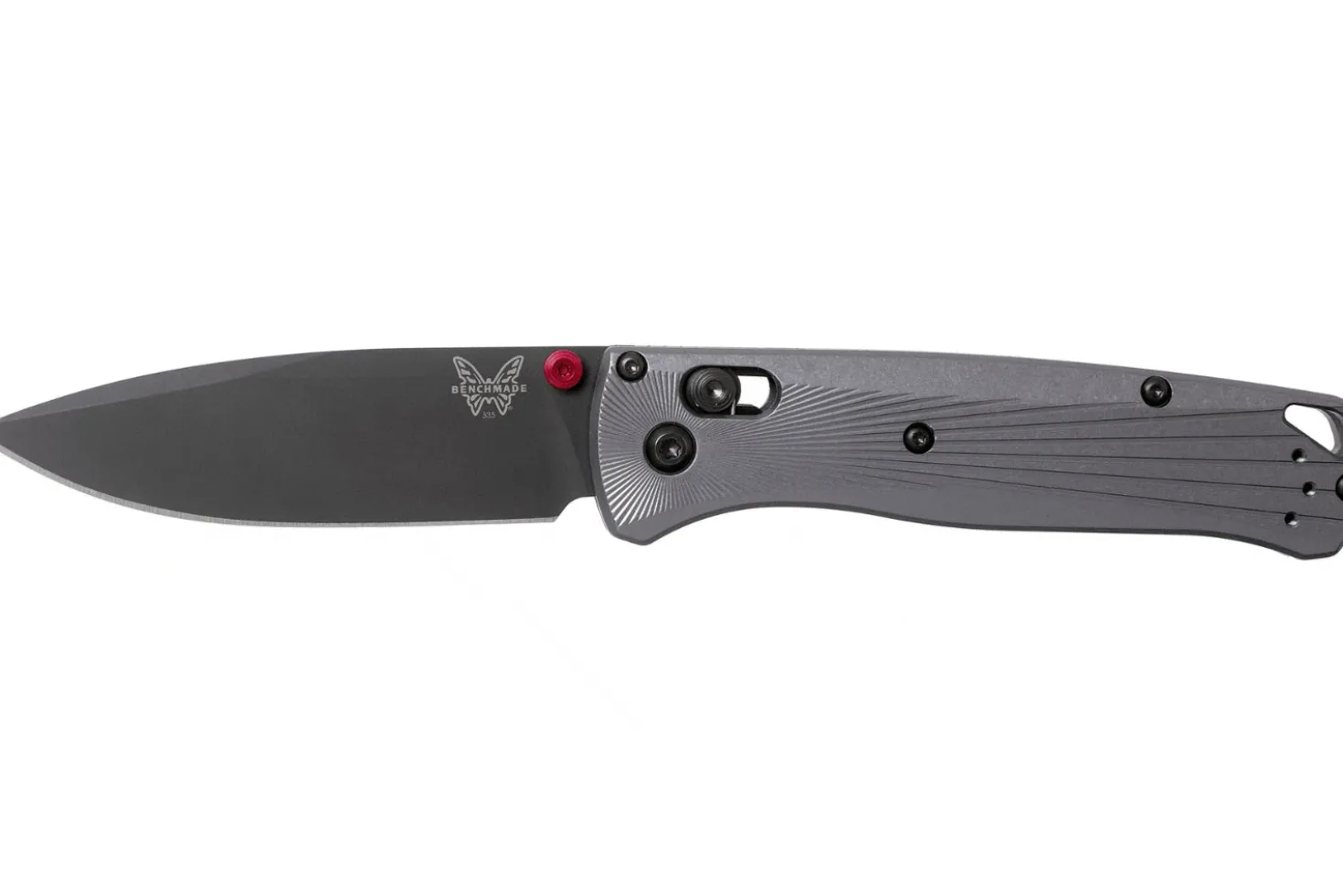Couteau pliant Benchmade Bugout 535BK-4 manche aluminium anodisé gris 10,7cm