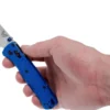 Couteau pliant Benchmade Bugout 535 manche Grivory bleu 10,7cm