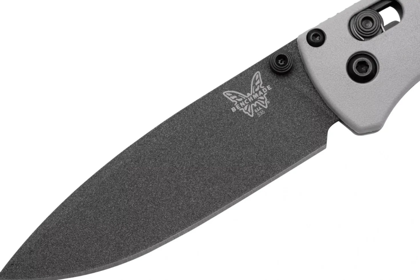 Couteau pliant Benchmade Bugout Storm Gray 535BK-08 manche Grivory gris 10,7cm