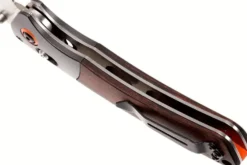 Couteau pliant Benchmade Crooked River 15080-2 manche bois 13,5cm