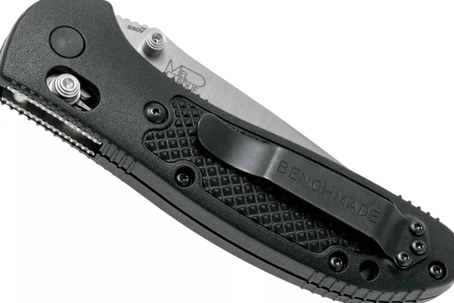 Couteau pliant Benchmade Griptilian 551-S30V manche nylon/fibres de verre noir 11cm
