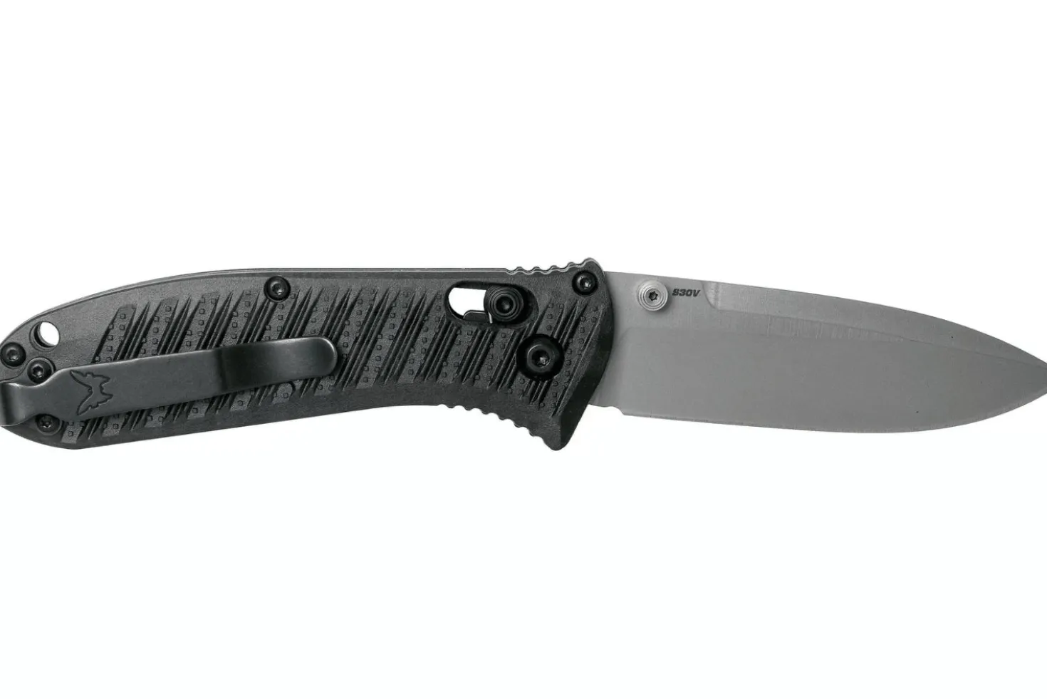 Couteau pliant Benchmade Mini Presidio II 575-1 manche fibre de carbone CF-Elite noir 10,9cm