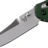 Couteau pliant Benchmade Mini Osborne 945 lame tanto manche aluminium anodisé vert 9cm