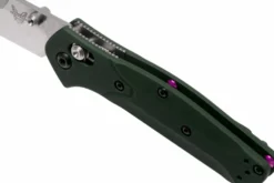 Couteau pliant Benchmade Mini Osborne 945 lame tanto manche aluminium anodisé vert 9cm