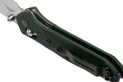 Couteau pliant Benchmade Mini Osborne 945 lame tanto manche aluminium anodisé vert 9cm