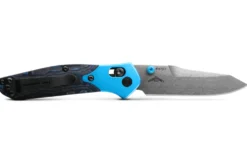 Couteau pliant Benchmade Mini Osborne 945-221 édition limitée lame damassée manche carbone 9,8cm