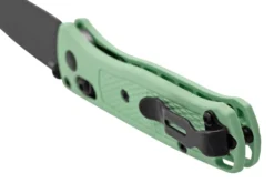 Couteau pliant Benchmade Mini Bugout Sea Foam 533GY-06 lame noire manche Grivory vert 9,4cm