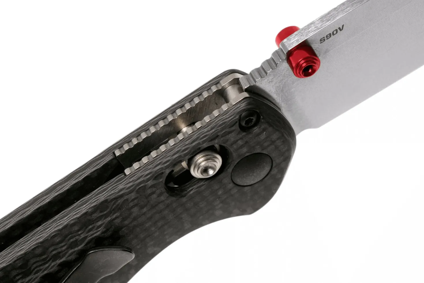 Couteau pliant Benchmade Mini Freek 565-1 manche fibre de carbone noir 10cm avec clip