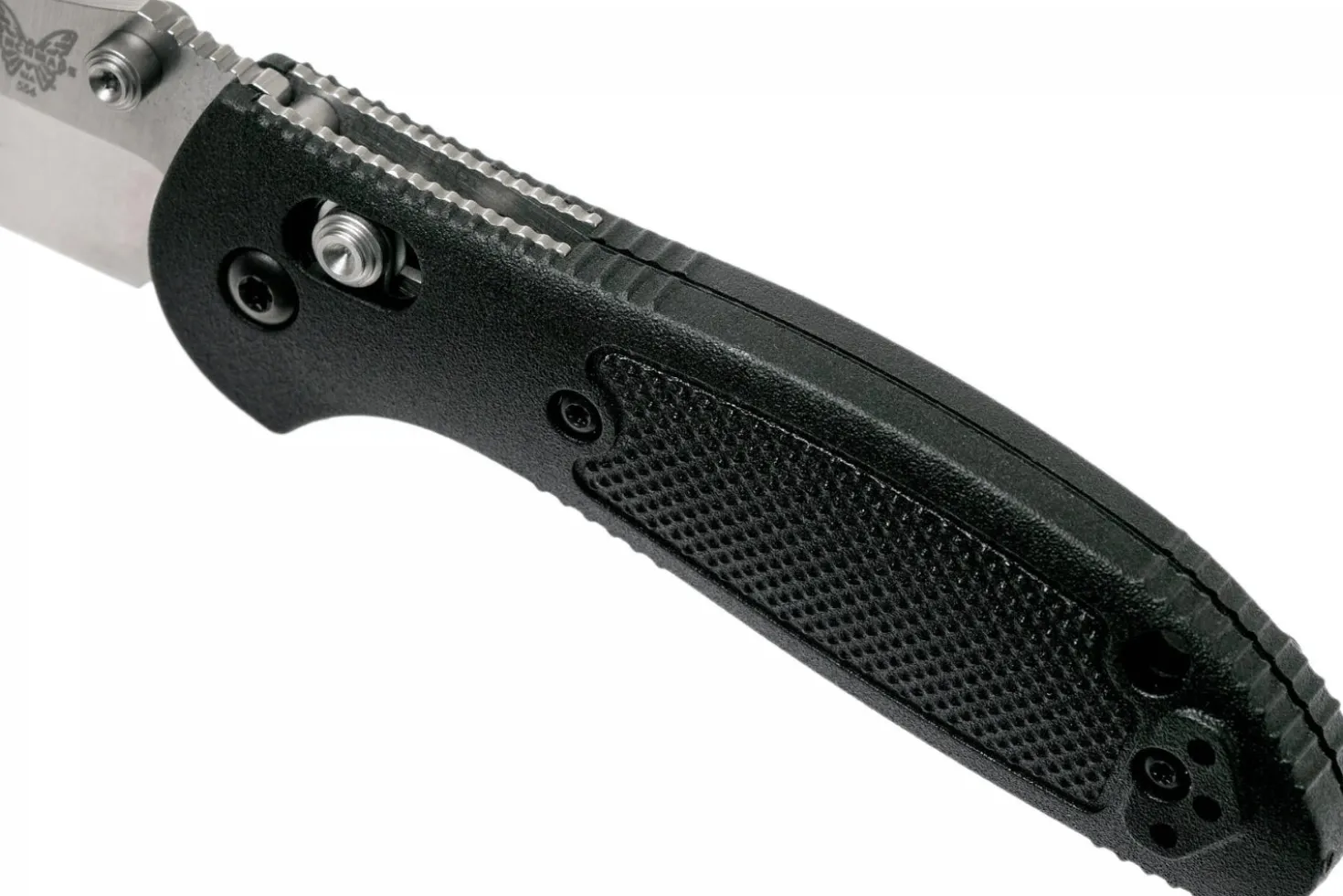 Couteau pliant Benchmade Mini Griptilian 556 manche Grivory noir 9,9cm