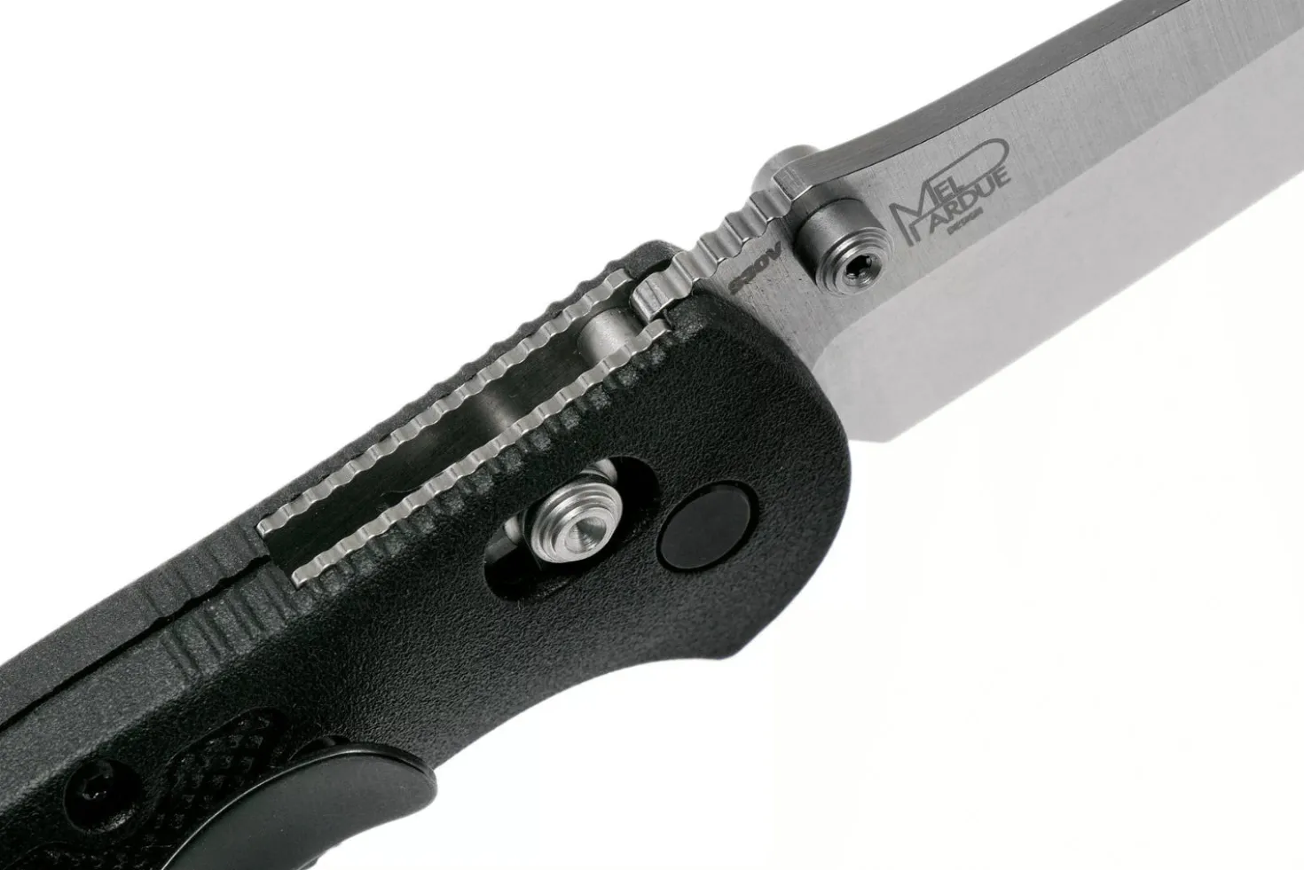 Couteau pliant Benchmade Mini Griptilian 556 manche Grivory noir 9,9cm