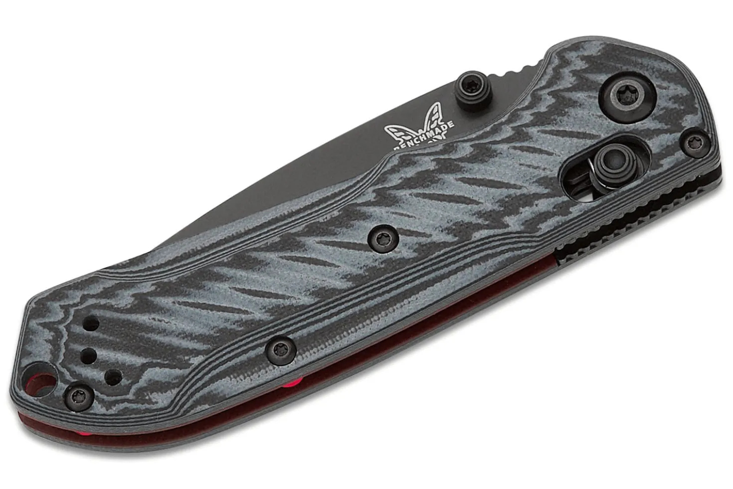 Couteau pliant Benchmade Mini Freek 565BK-02 lame noire manche G10 multicolore 10,3cm