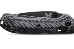 Couteau pliant Benchmade Mini Freek 565BK-02 lame noire manche G10 multicolore 10,3cm