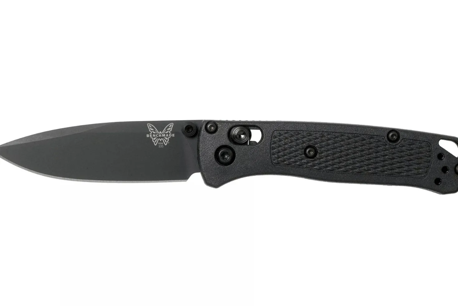Couteau pliant Benchmade Mini Bugout 533BK-2 manche fibre de carbone CF-Elite® noir 9cm