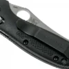 Couteau pliant Benchmade Mini Griptilian 555-S30V manche nylon renforcé de verre noir 9,8cm
