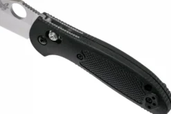 Couteau pliant Benchmade Mini Griptilian 555-S30V manche nylon renforcé de verre noir 9,8cm