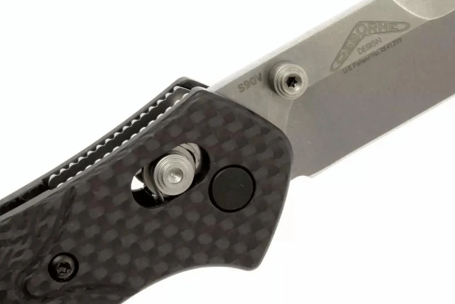 Couteau pliant Benchmade Osborne 940-1 lame tanto manche fibre de carbone noir 11cm